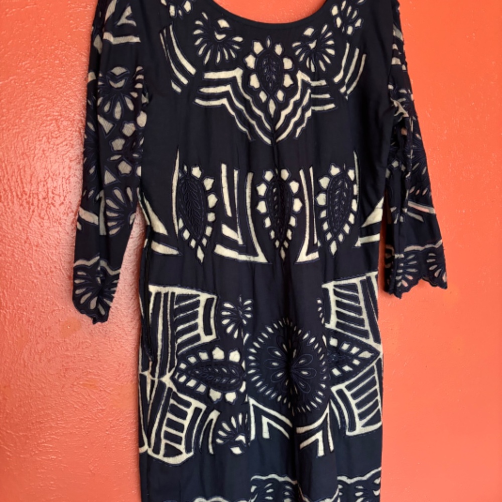 KAS cutwork dress from Anthropologie